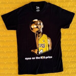 Y2K Kobe‎ Bryant Tee Los Angeles Lakers NBA Majestic "Eyes On The BIG Prize" SM